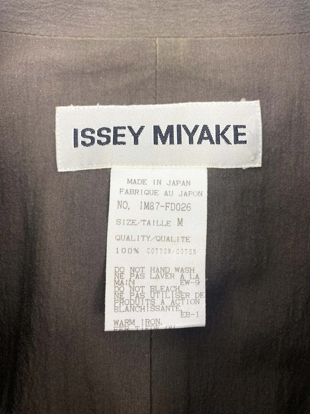 Issey Miyake 1998 cargo pocket jacket — JAMES VELORIA